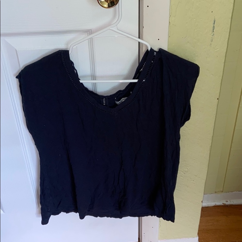 flowy blue t shirt
